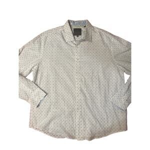 Tasso Elba Embroidered Button Down Shirt Mens Size XXL